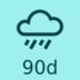 90 day badge for Africa Rainfall Project